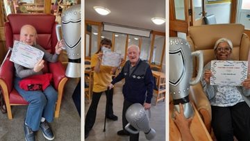 Glasgow care home hosts Olympic games